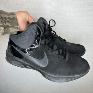 Nike Air Visi Pro VI Mens Basketball Shoes Black High Top 749168-003 Size 12